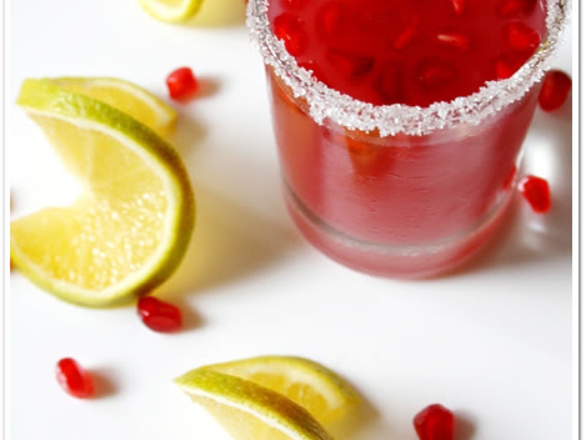 Pomegranate Mocktail & Fruity Yoghurt