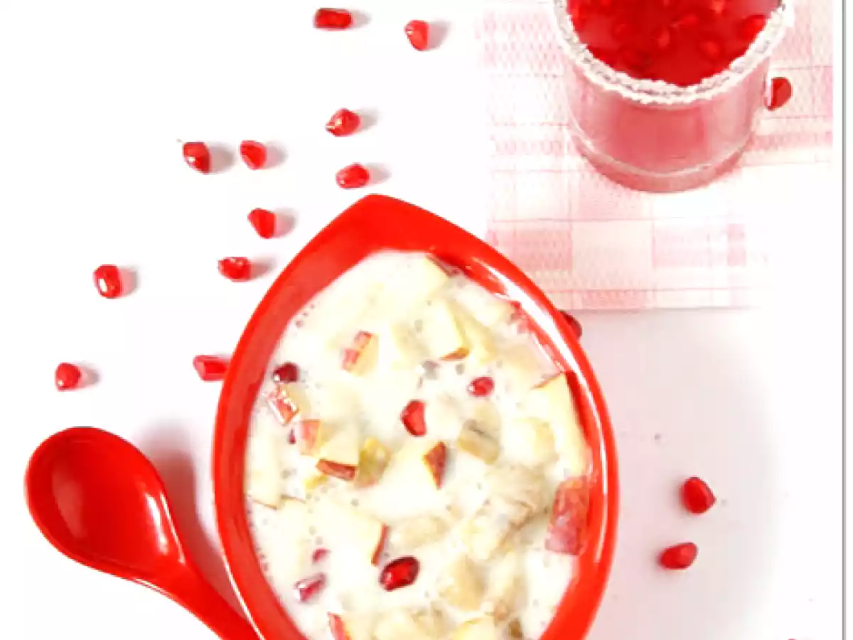 Pomegranate Mocktail & Fruity Yoghurt - photo 4