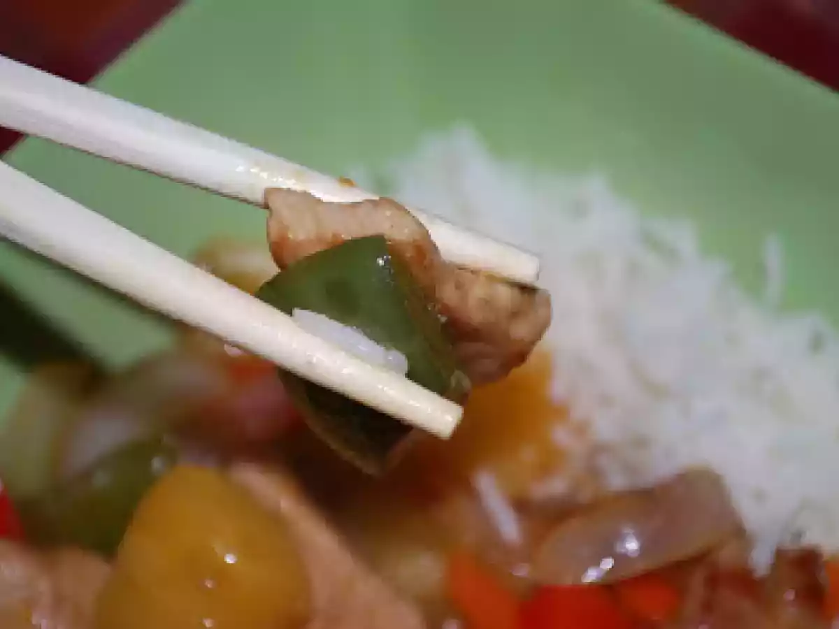 Pork Bliss! Sweet and Sour Pork Stir Fry (gluten free) - photo 4
