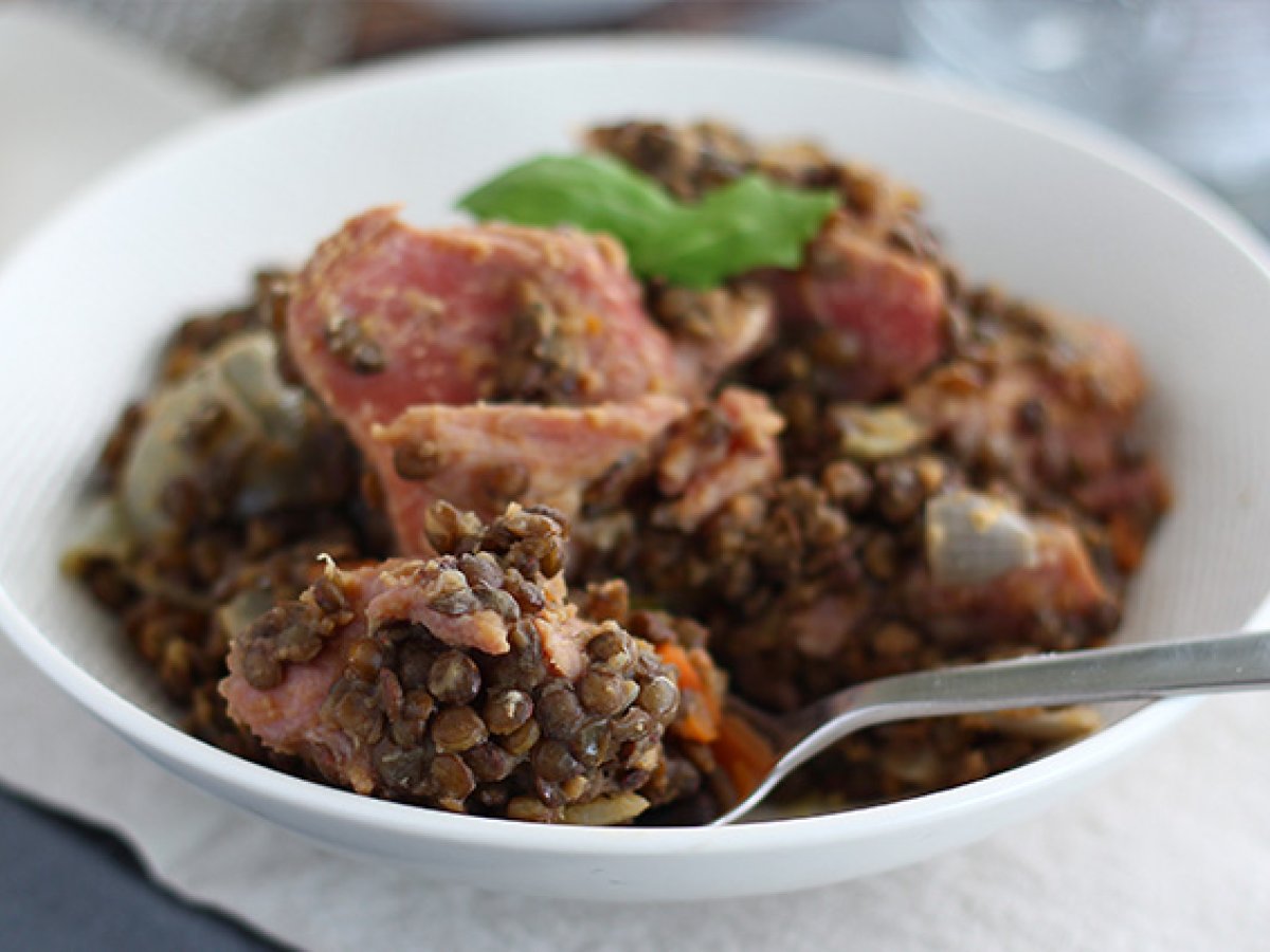 Pork butt with lentils (Petit salé aux lentilles) - photo 4