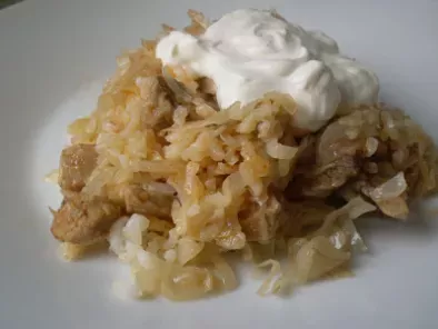 Pork & Sauerkraut Casserole - Kolozsvar Cabbage