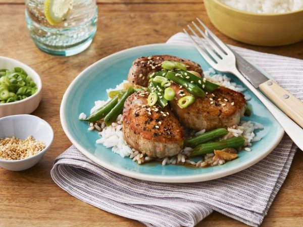 Pork Tenderloin Medallions in Lemon-Mustard Sauce