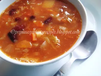 Portuguese Bean Soup/Sopa De Feijao