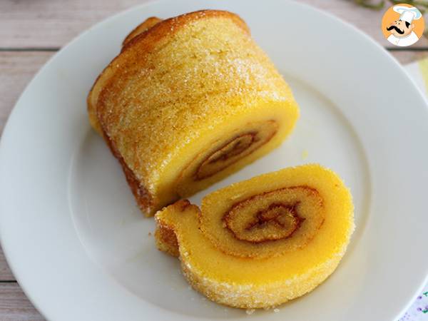 Portuguese orange swiss roll - torta de laranja - photo 3