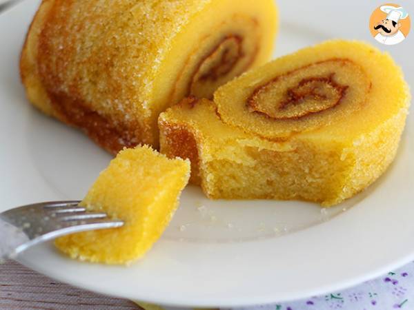 Portuguese orange swiss roll - torta de laranja - photo 4