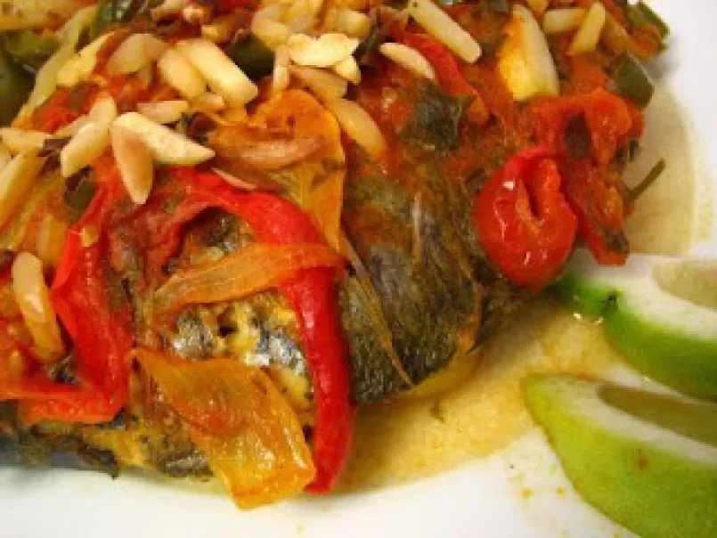 Portuguese Style Baked trout