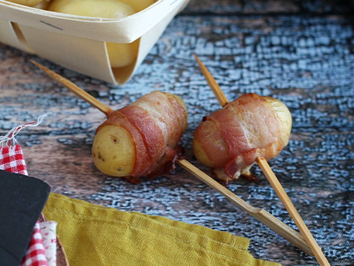 Potato and bacon skewers - photo 2