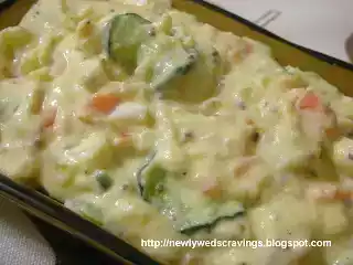 Potato and egg salad recipe
