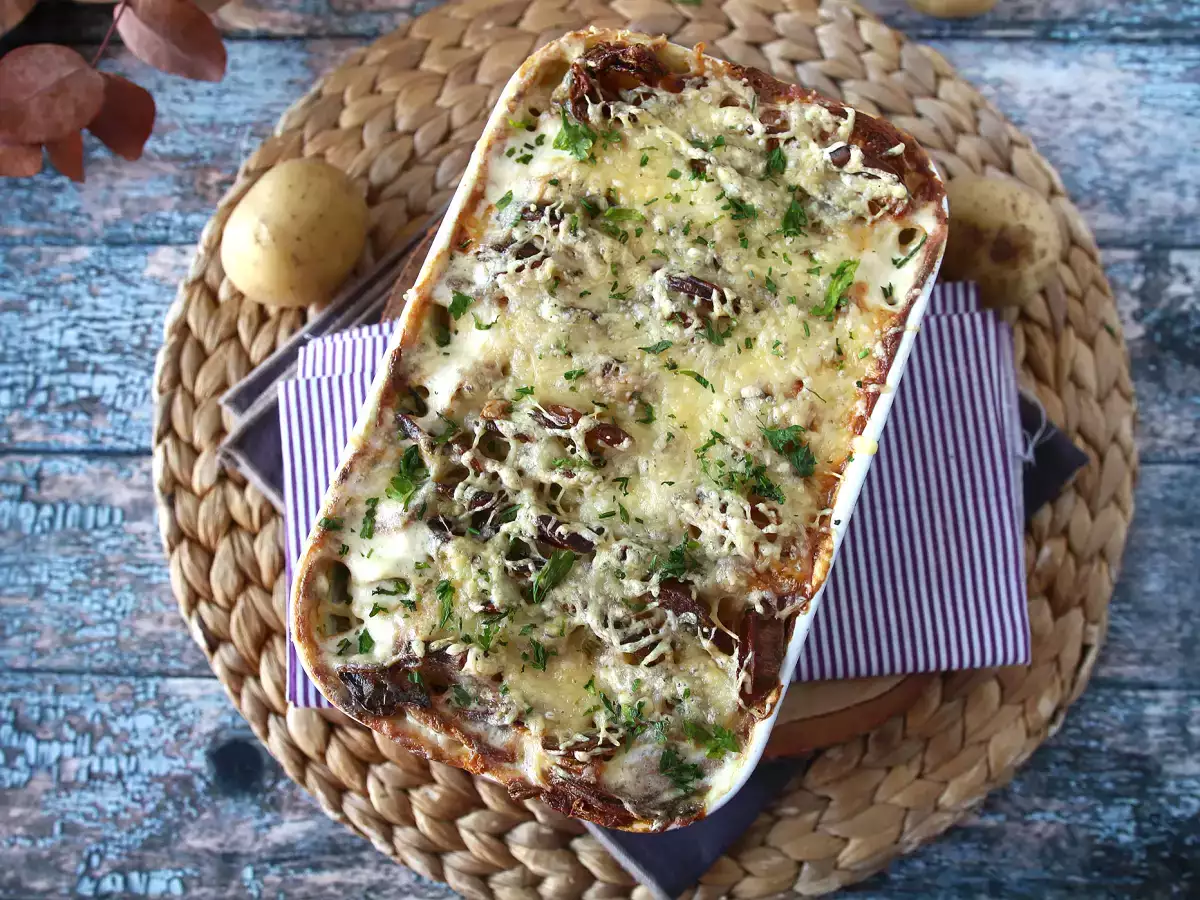 Potato gratin in an air fryer - photo 5