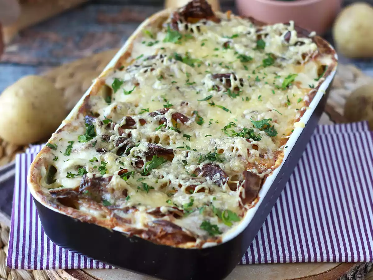 Potato gratin with airfryer