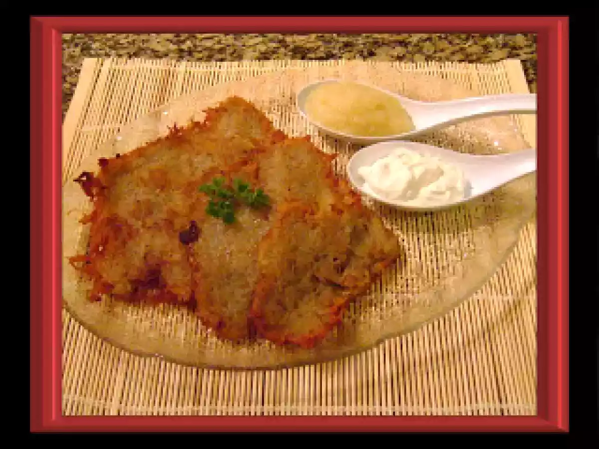 Potato Pancakes and Sauerkraut