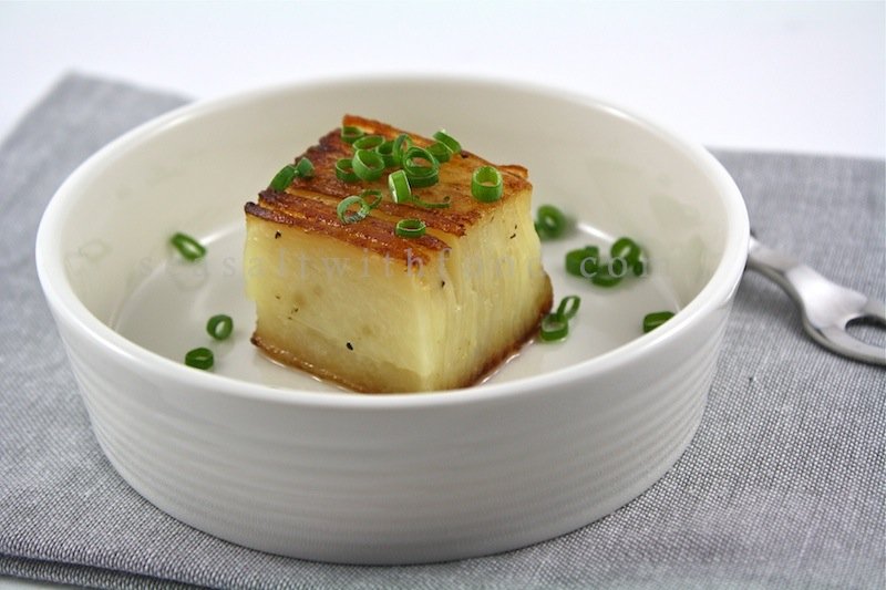 Potato pavé, Recipe Petitchef