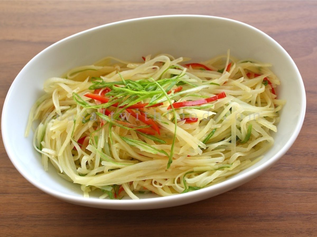 Potato Slivers With Vinegar-cu liu tu dou si - photo 2