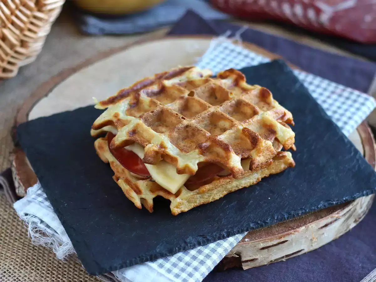 Potato waffle sandwich with raclette: the ultimate comfort dish - photo 5