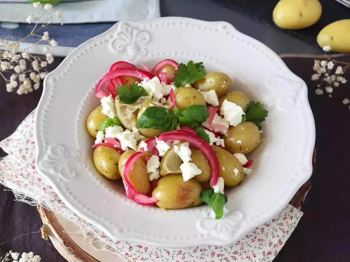 Potatoes en papillote with lemon and feta - photo 5