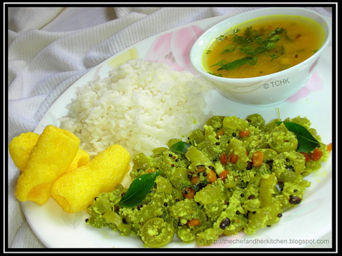 Potlakaya Kobbari kura/Snakegourd-Coconut curry - photo 2