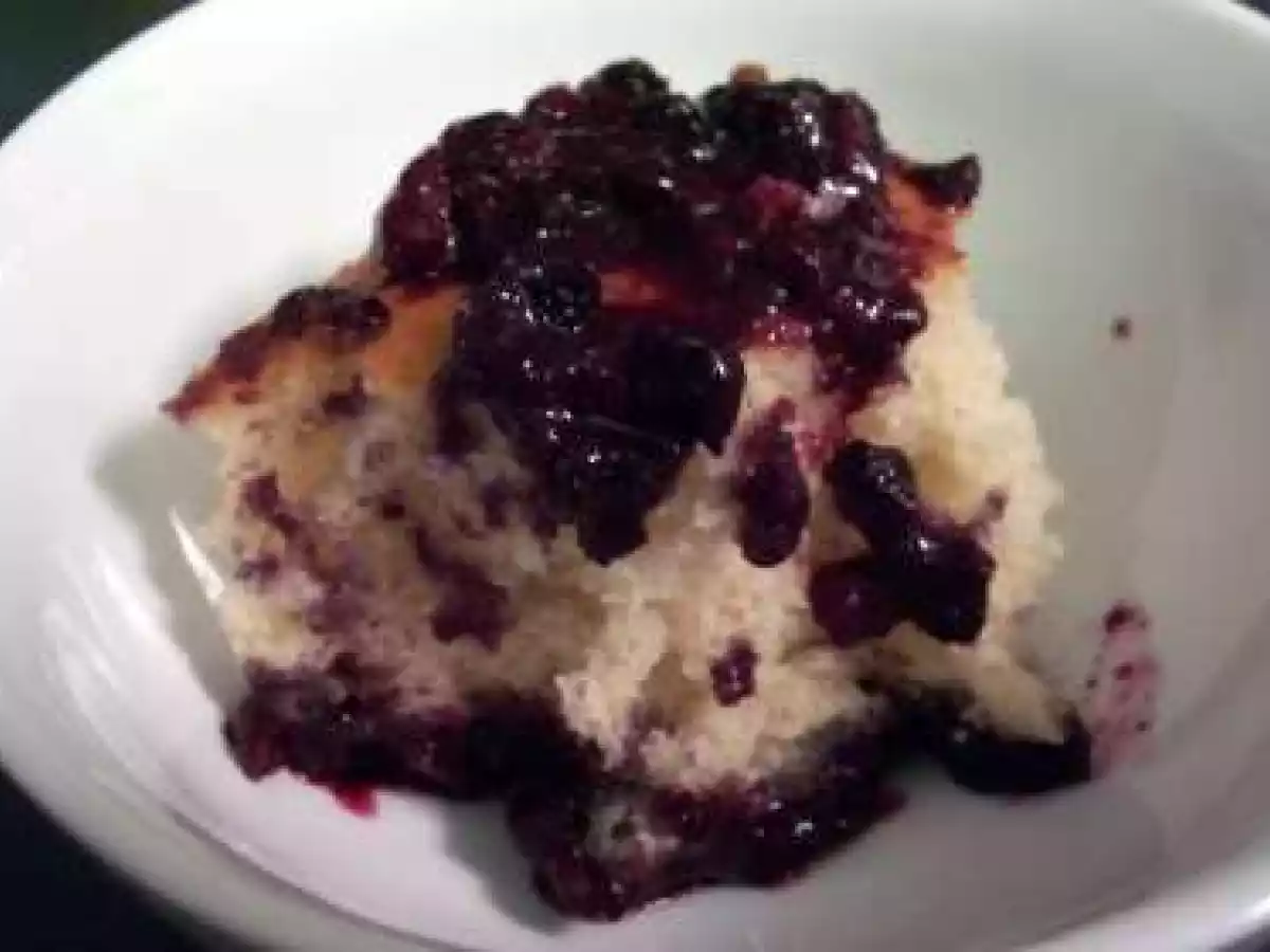 Poudding Chomeur aux Bleuets (Blueberry Poor man's Pudding)