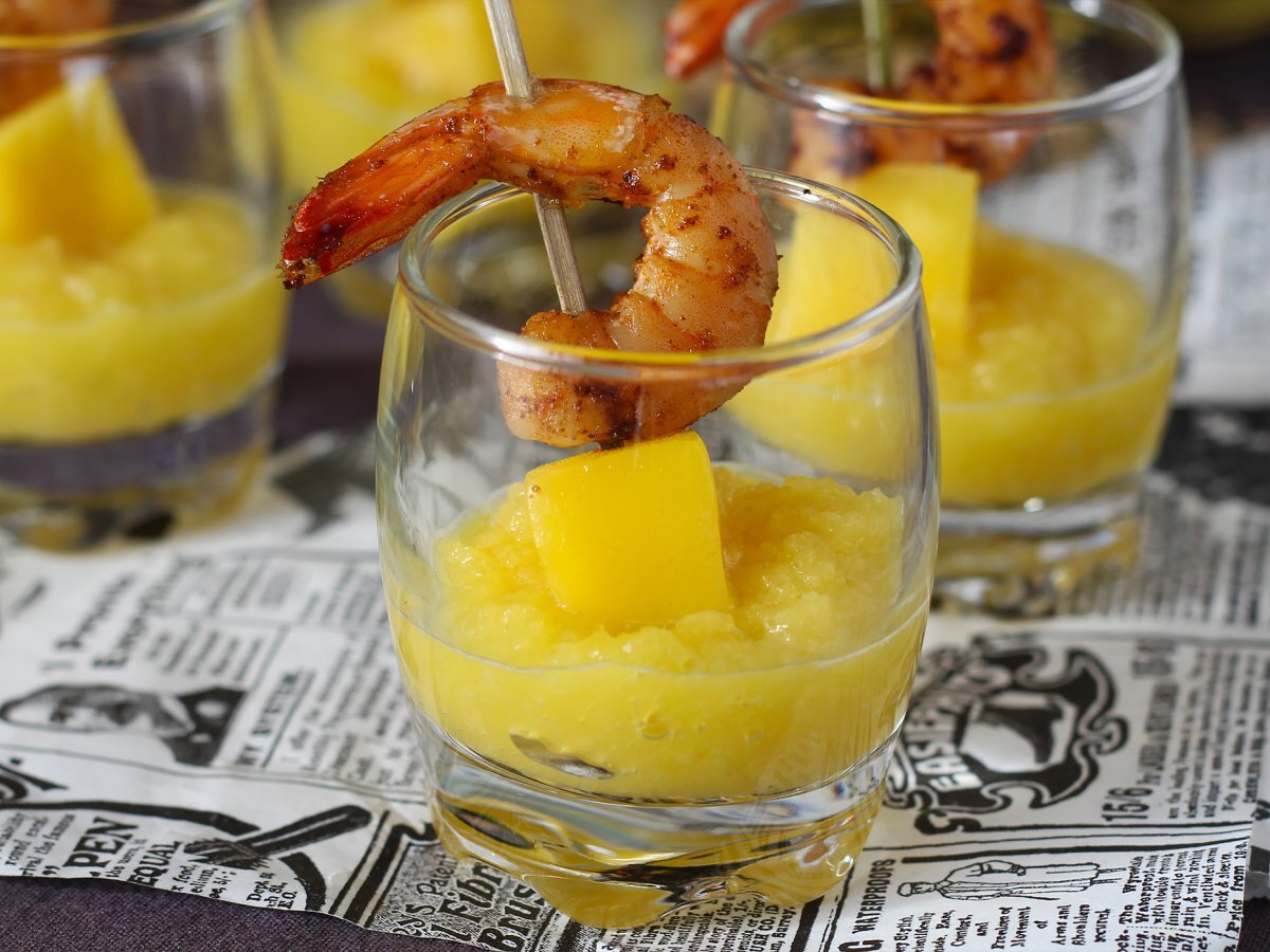 Prawn and mango verrines - photo 2