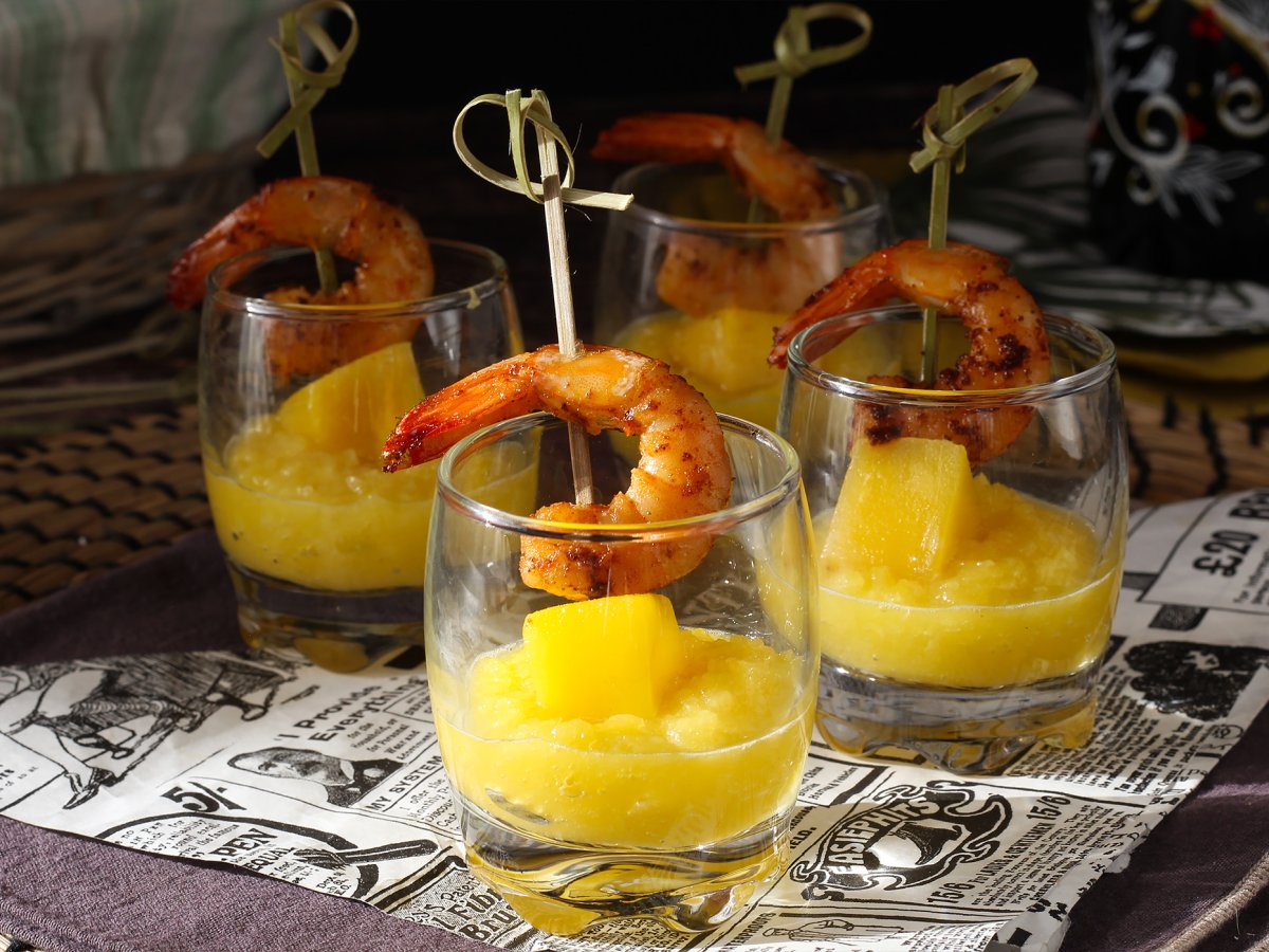 Prawn and mango verrines - photo 3