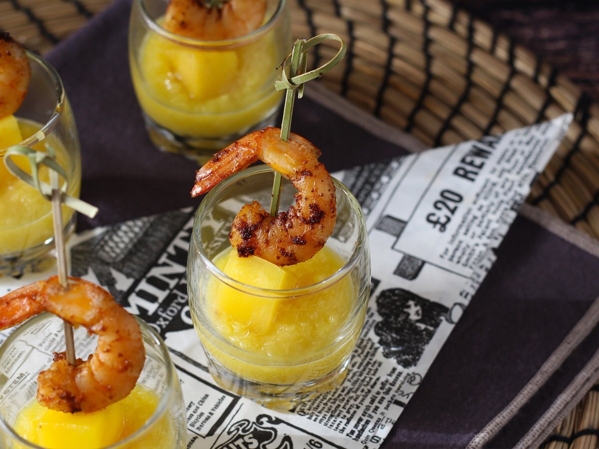 Prawn and mango verrines - photo 4