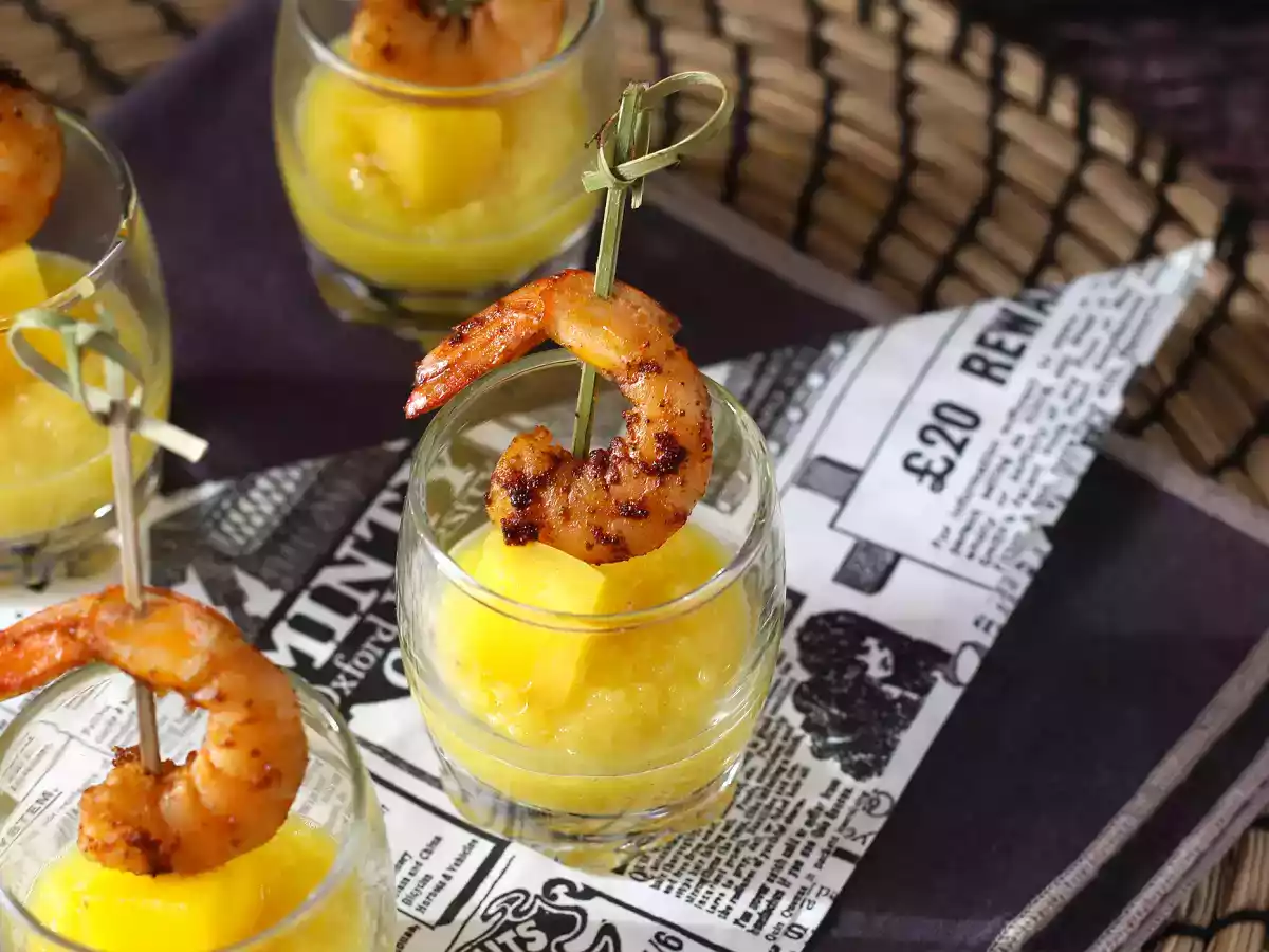 Prawn and mango verrines - photo 4