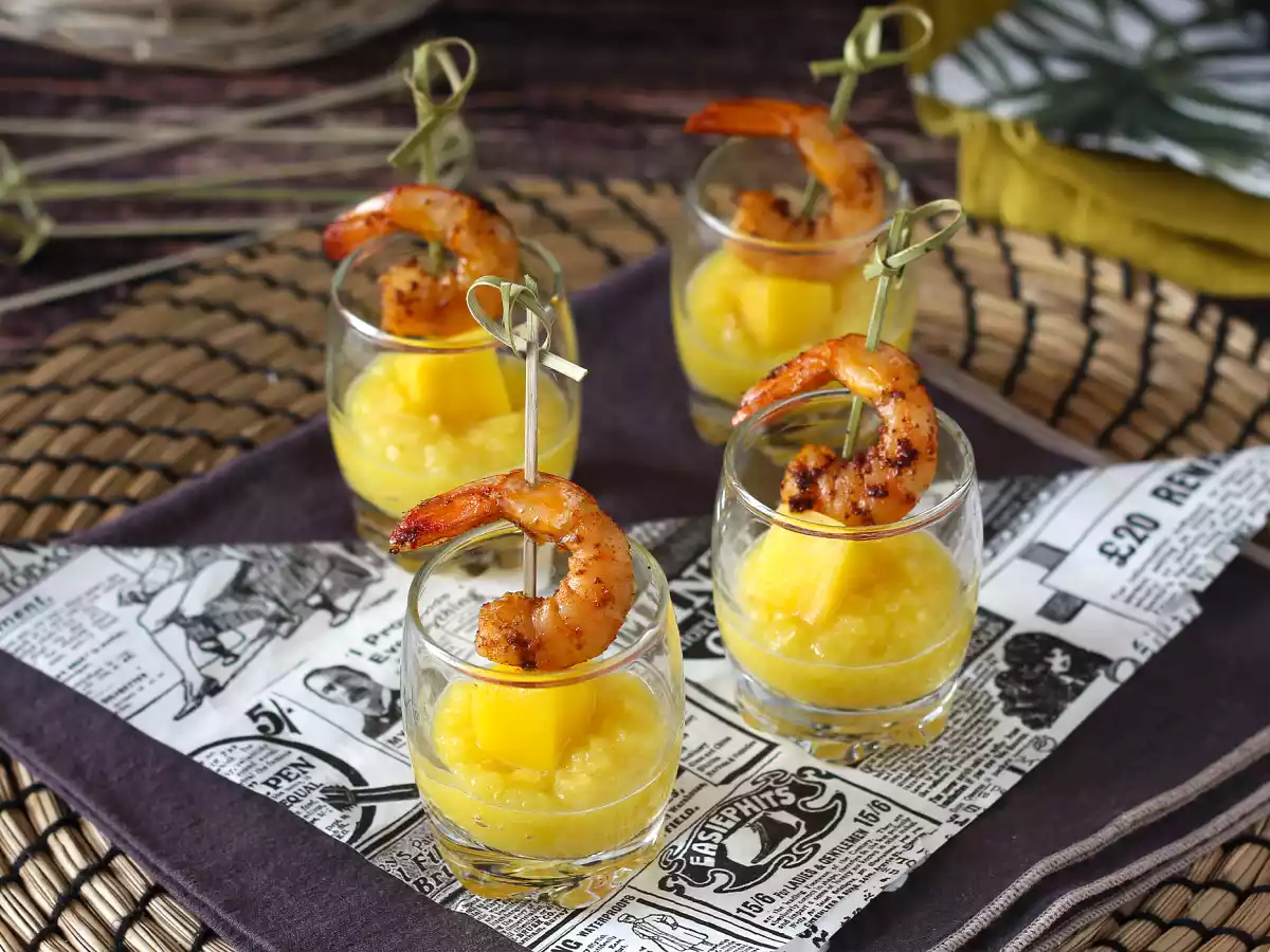 Prawn and mango verrines - photo 5