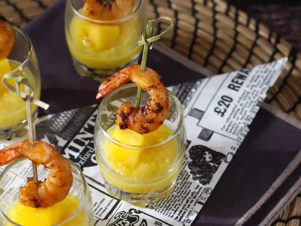 Prawn and mango verrines for a sweet-and-savory appetizer - photo 4