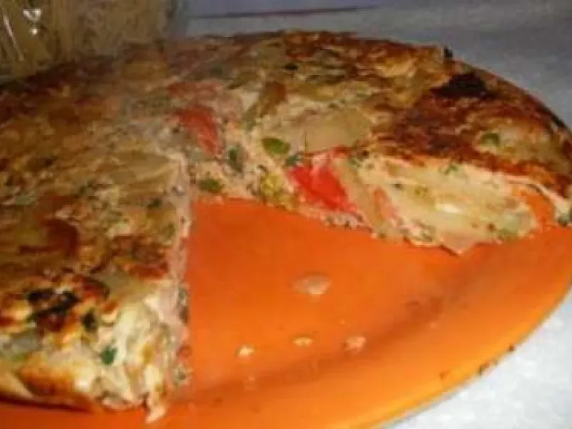 Prawn Egg Tortilla (also known as spanish omelet) - photo 2