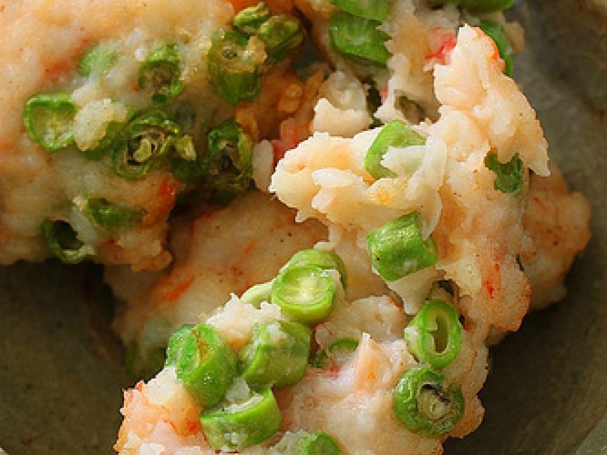 Prawn Fritter With Long Beans