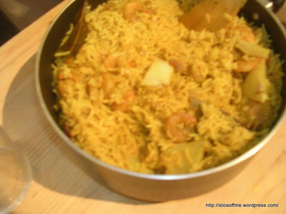 Prawn Khichadi (Pulav/Pilaf/Poolav)