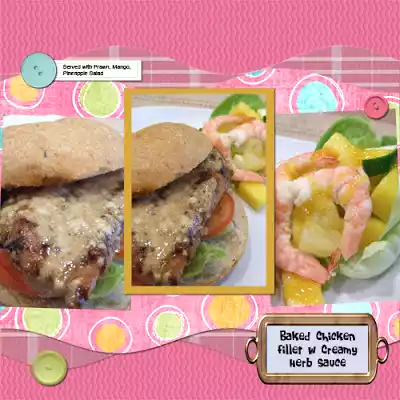 Prawn, mango, pineapple salad recipe - easy and tasty meal