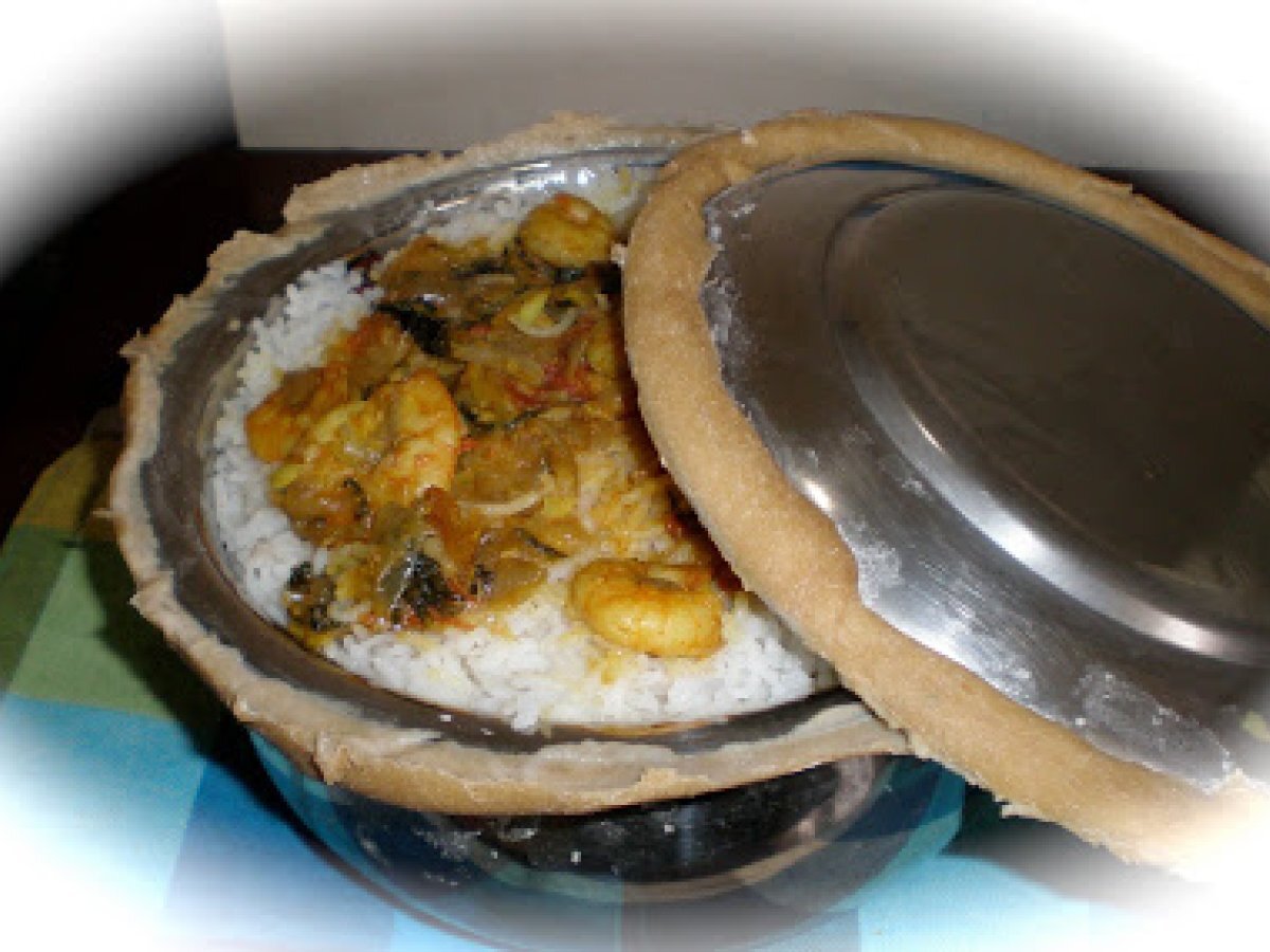 Prawns Dum Biryani / Chemmeen Biryani