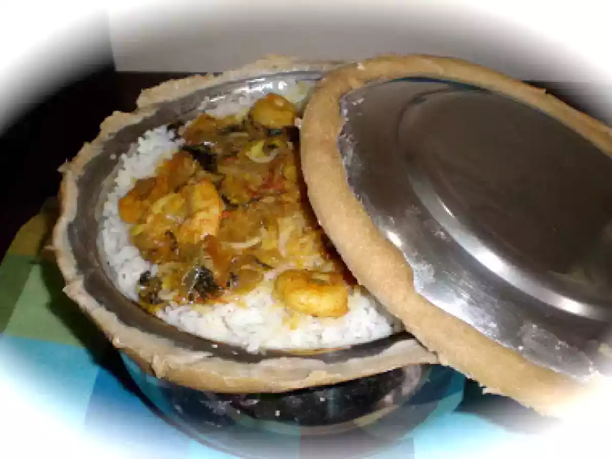 Prawns Dum Biryani / Chemmeen Biryani