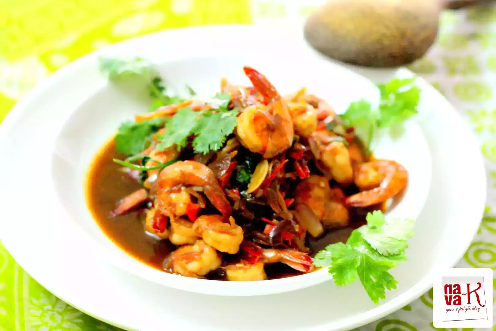 Prawns in chilli oyster sauce recipe: easy and tasty dinner