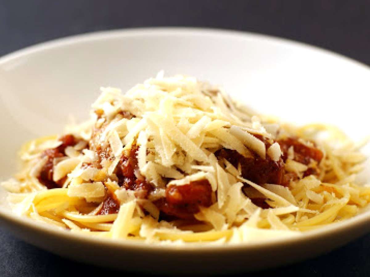 Pressure cooker spaghetti and meatballs, Recipe Petitchef