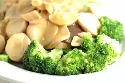 Prince oyster mushroom and broccoli recipe