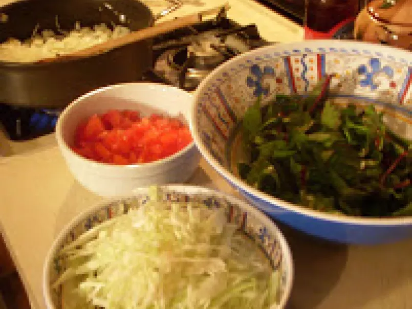 Produce Bounty: Sauteed Cabbage, Onion and Beet Greens, photo 2