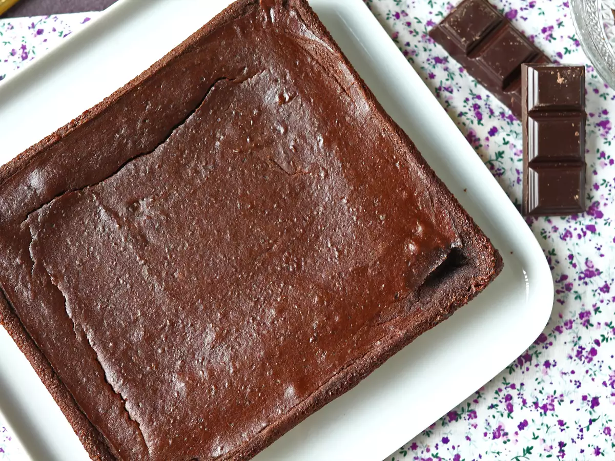 Protein brownies with chocolate and red kidney beans - photo 6
