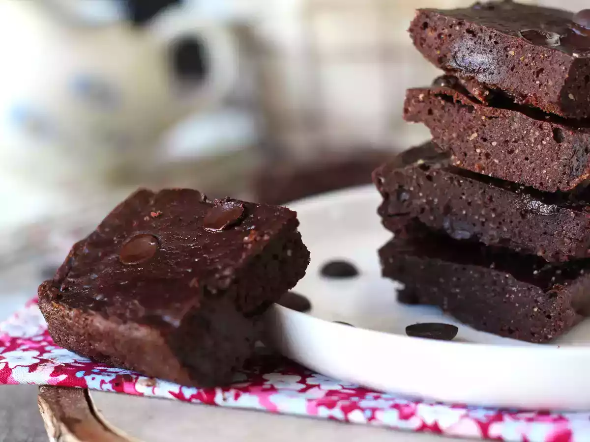 Protein brownies with whey, naturally gluten-free - photo 2