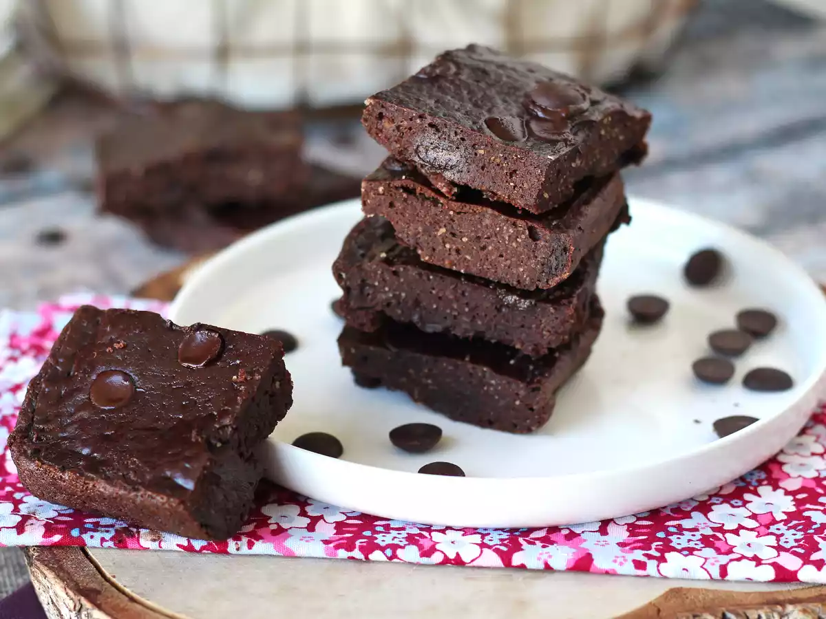 Protein brownies with whey, naturally gluten-free - photo 4