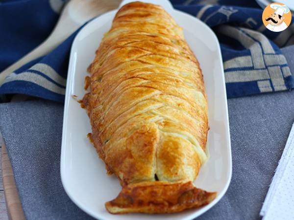 Puff pastry cod with spinach and mozzarella - photo 4