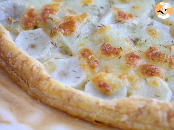 Puff pastry tart with jerusalem artichokes - photo 3