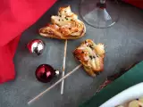 Puff pastry trees with two kinds of salmon, photo 2