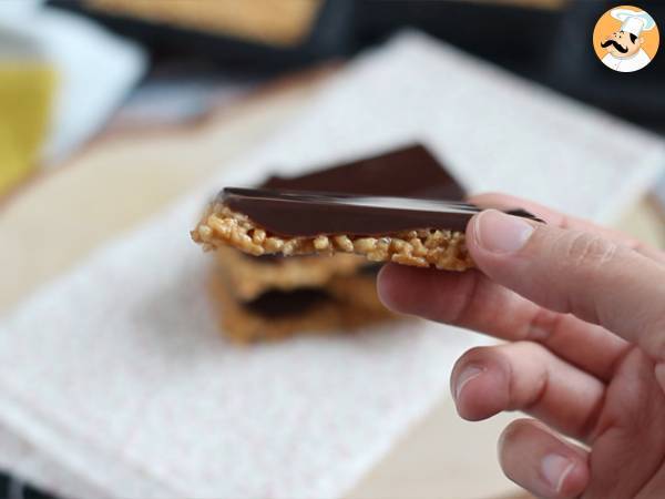 Puffed rice bars with peanut butter - photo 2