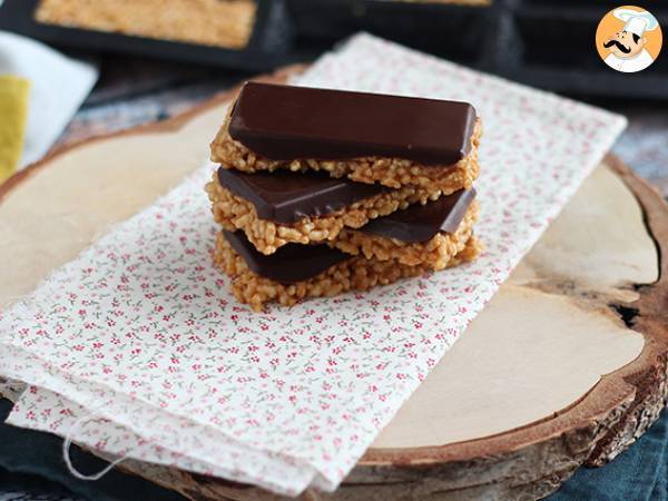 Puffed rice bars with peanut butter - photo 4