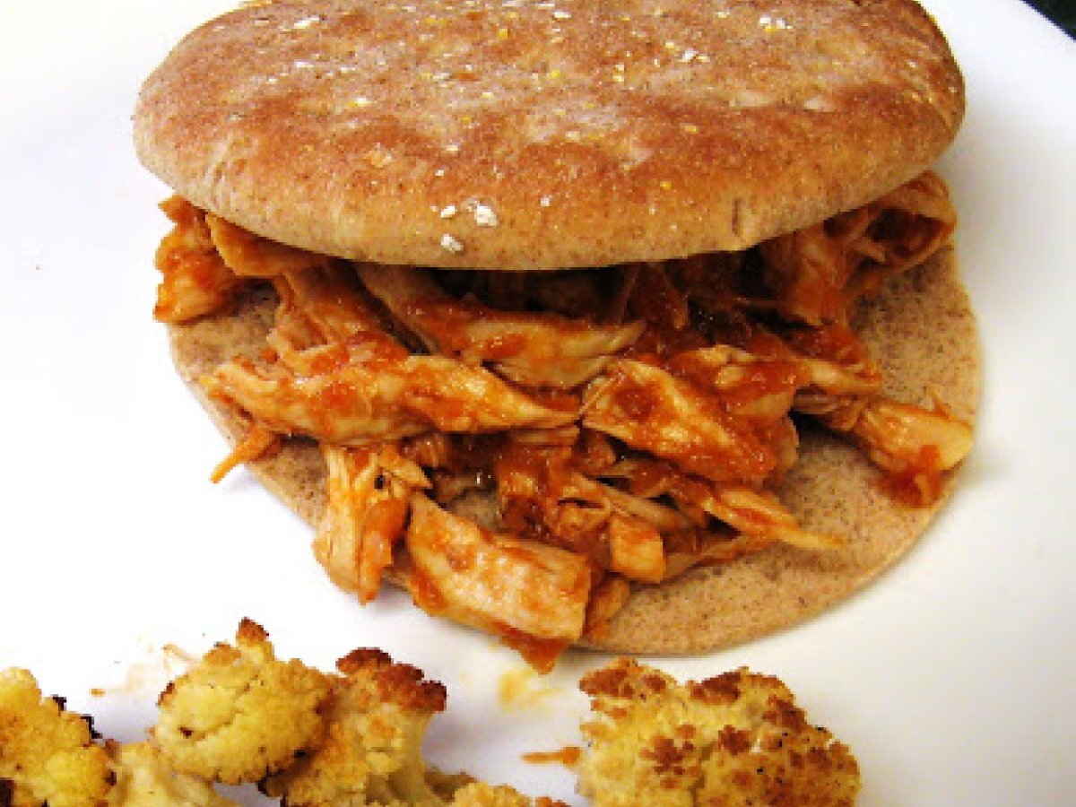 Pulled Chicken Sandwiches with Dr. Pepper Barbecue Sauce