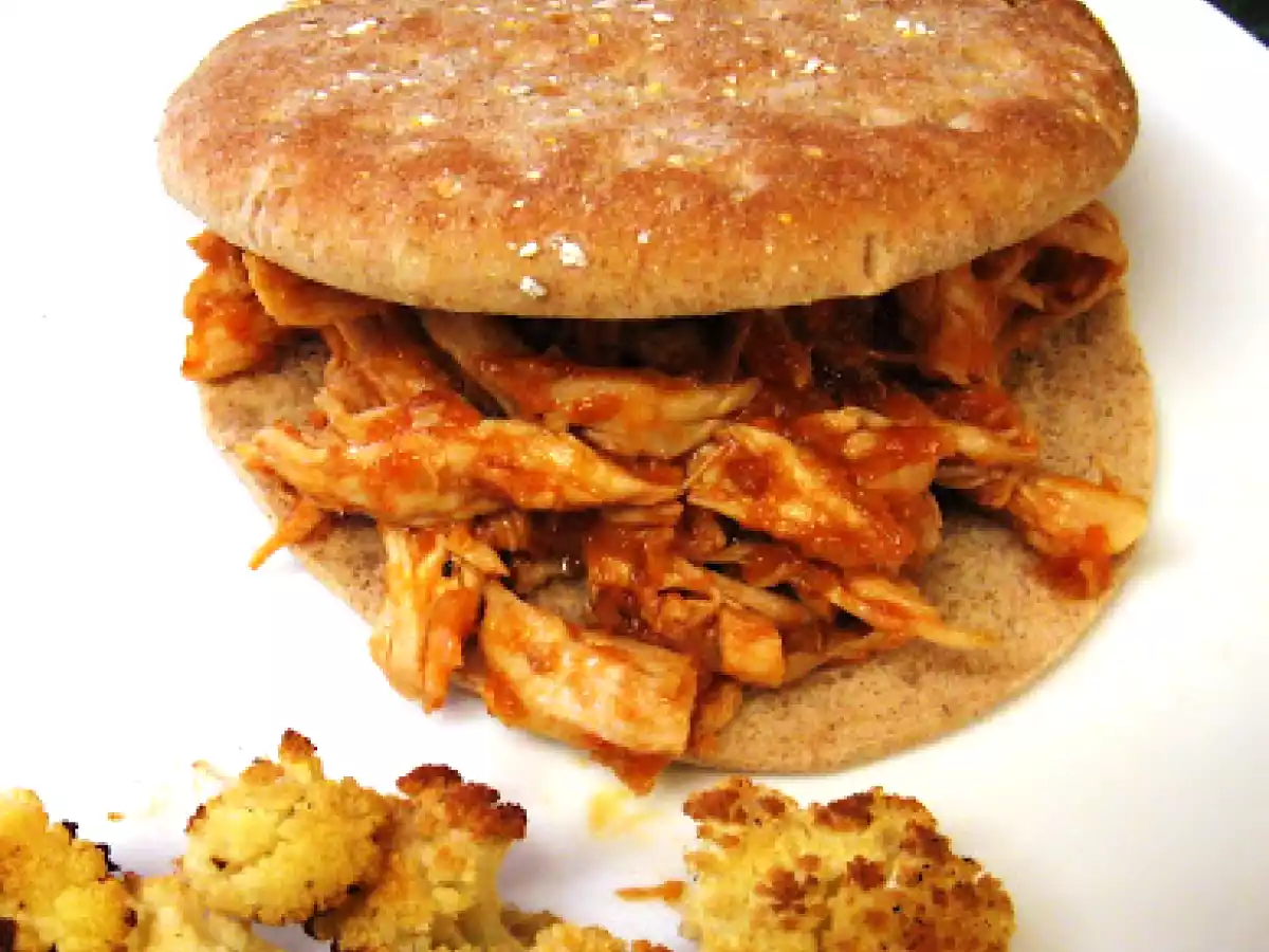 Pulled Chicken Sandwiches with Dr. Pepper Barbecue Sauce