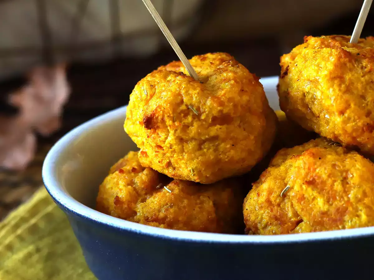 Pumpkin balls in an air fryer - photo 3