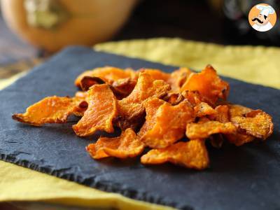 Pumpkin chips in air fryer: light and tasty