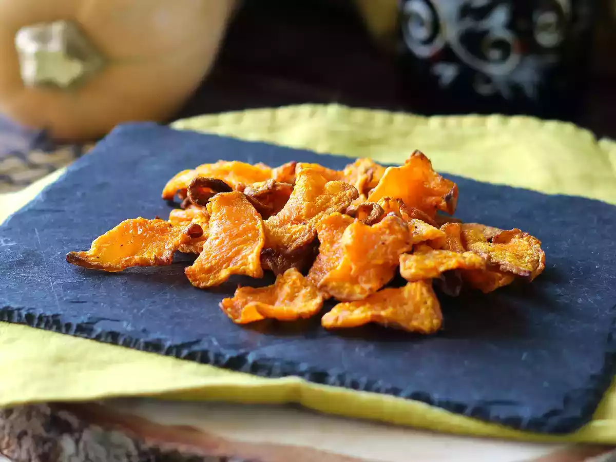 Pumpkin chips in airfryer: light and tasty - photo 2